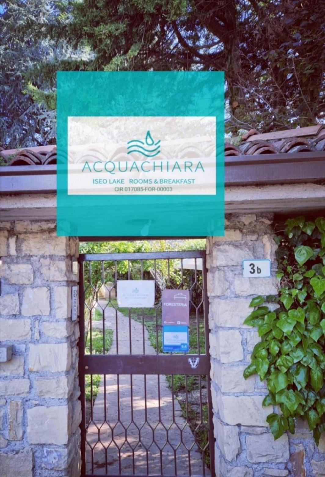 Acquachiara Iseo Deluxe Bed & Breakfast Iseo Center With Garden And Parking Inside Foresteria Exteriér fotografie